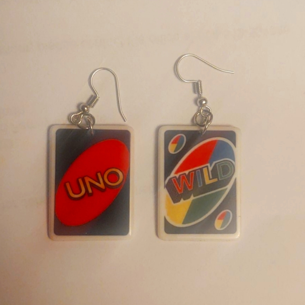 Uno earrings new - Picture 1 of 2